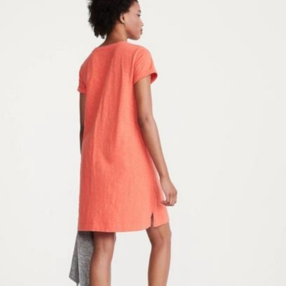 Lou & Grey for LOFT Orange Short Sleeve Tshirt Dress - Size XS